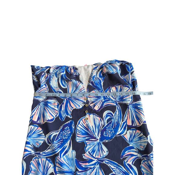 Lilly Pulitzer Twilight Blue Black Resort Scale Up Brynle Mini Dress Size XS - Picture 9 of 12